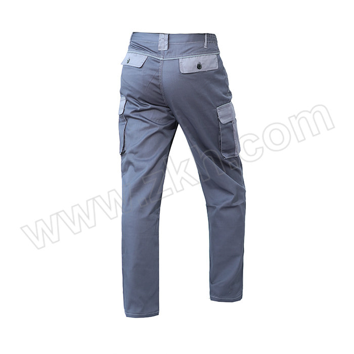 ZHONGFANG/中防 夏季薄款反光条工作服长裤 T050-GR-XL XL 灰色 1条