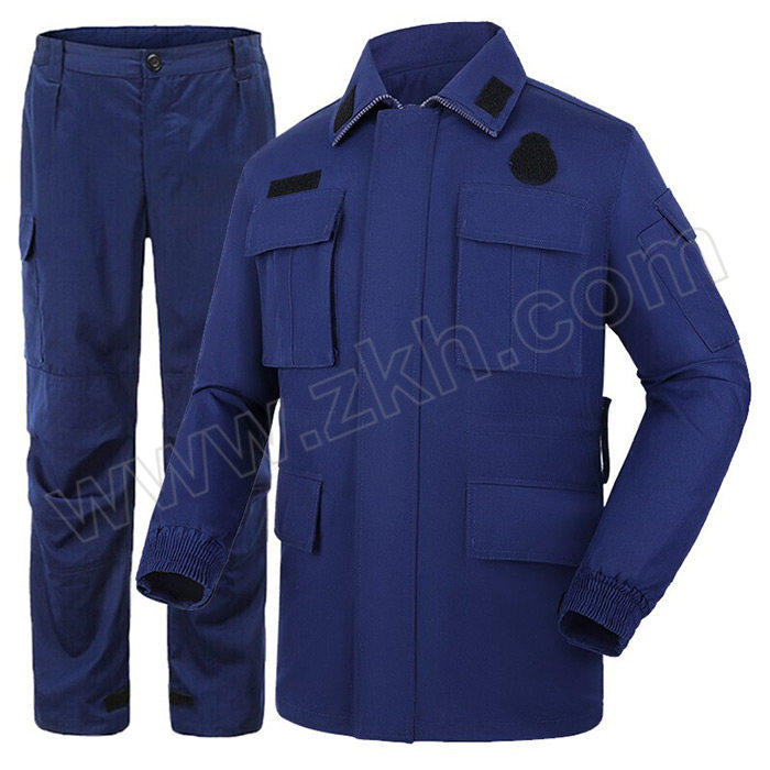 BATTLE TIGER/征战虎 消防作训服 19冬装厚款 175/104-108 火焰蓝 1套