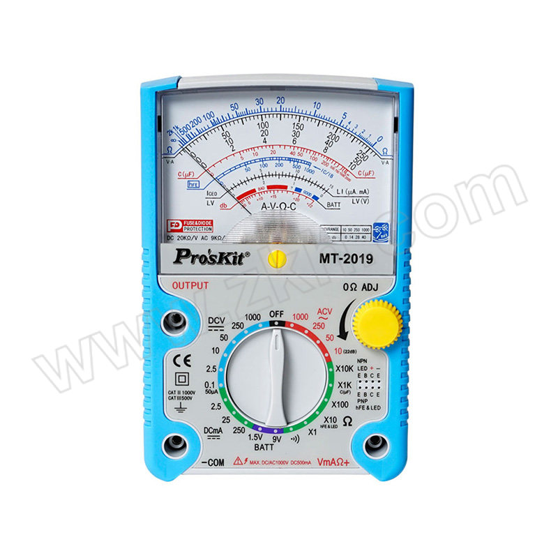 PROSKIT/宝工 指针式万用表 MT-2019 1个