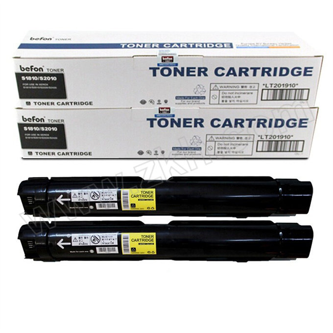 BEFON/得印 粉盒 S2011 黑色 适用DouCentre S1810 S2010 S2220 S2420 S2011 2支 1盒