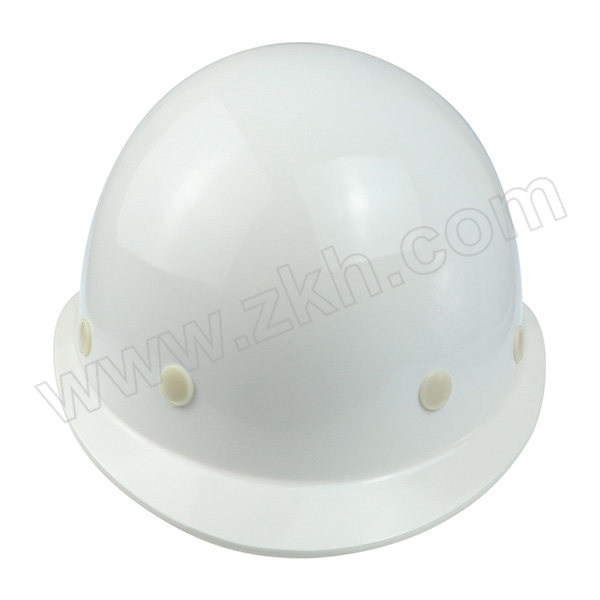 ANDANDA/安丹达 Heavy高端玻璃钢安全帽 601003 白色 8点式旋钮帽衬 Y型斑马纹下颚带 塑料钉 1顶