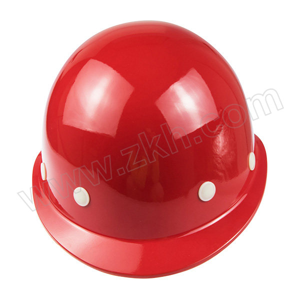 ANDANDA/安丹达 Heavy高端玻璃钢安全帽 601003 红色 8点式旋钮帽衬 Y型斑马纹下颚带 塑料钉 1顶