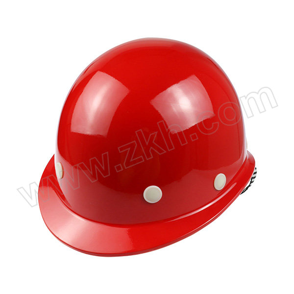 ANDANDA/安丹达 Heavy高端玻璃钢安全帽 601003 红色 8点式旋钮帽衬 Y型斑马纹下颚带 塑料钉 1顶