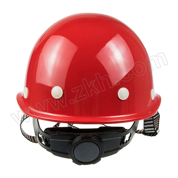 ANDANDA/安丹达 Heavy高端玻璃钢安全帽 601003 红色 8点式旋钮帽衬 Y型斑马纹下颚带 塑料钉 1顶