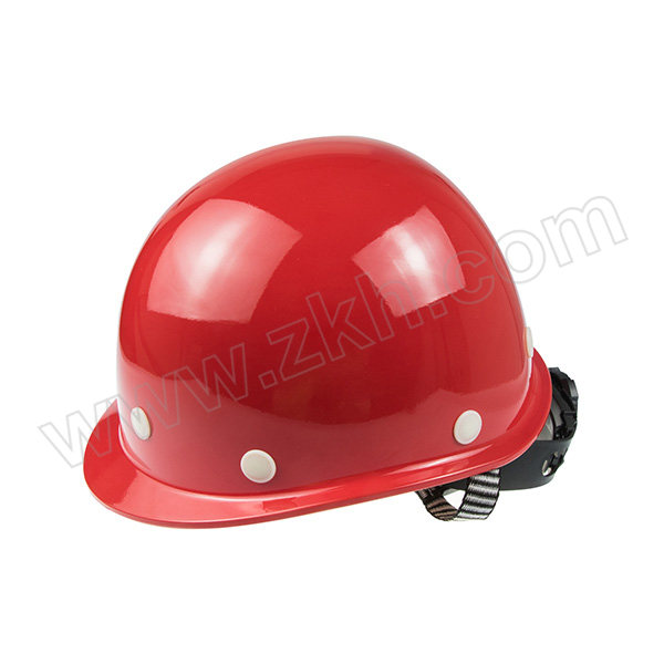 ANDANDA/安丹达 Heavy高端玻璃钢安全帽 601003 红色 8点式旋钮帽衬 Y型斑马纹下颚带 塑料钉 1顶