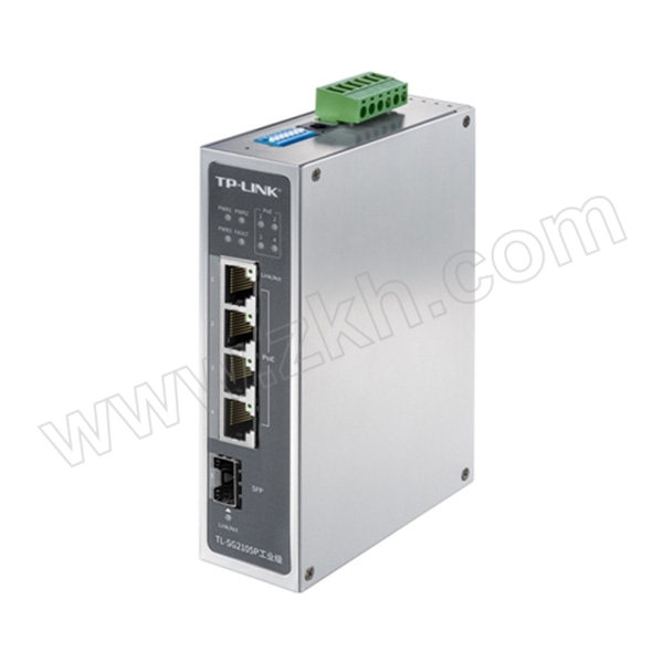 TP-LINK/普联 全千兆非网管工业以太网PoE交换机 TL-SG2105P工业级 4电1光 1个