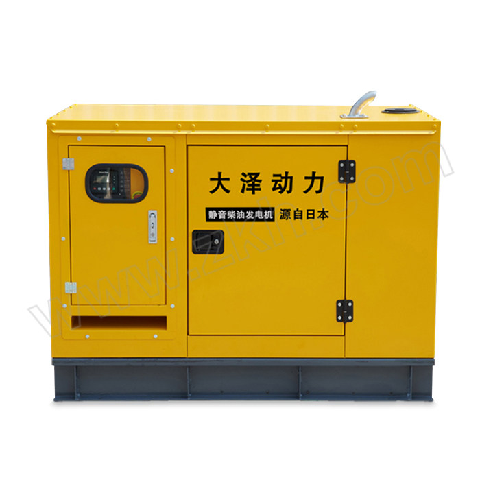 DZDL/大泽动力 大型静音式柴油发电机 TO52000ET 水冷四缸四冲程 额定功率50kW 电压220V 1台