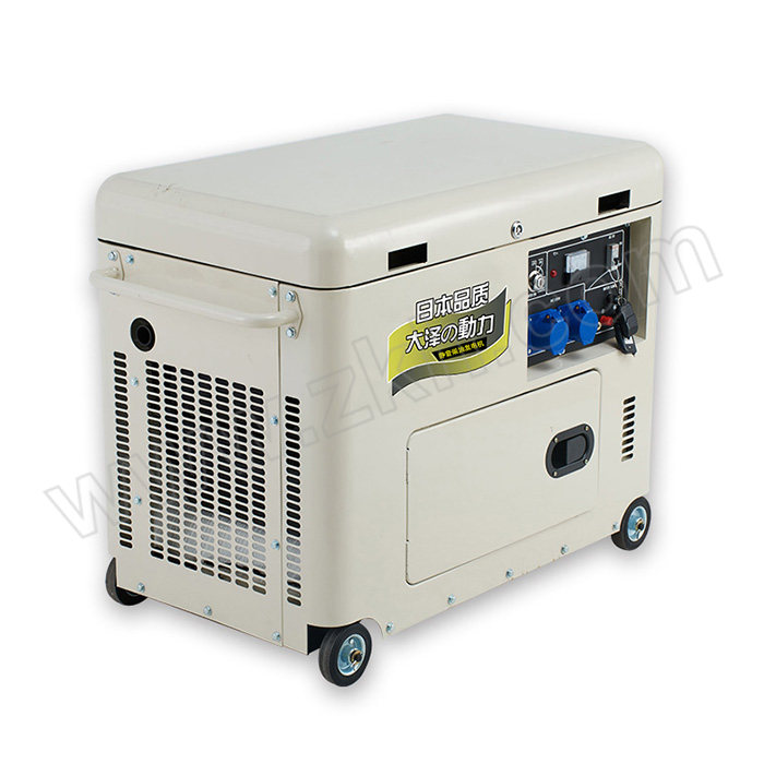DZDL/大泽动力 高原柴油发电机 TO9800ET-R 单缸风冷四冲程 功率8kW 电压220V 不带加热器 1台