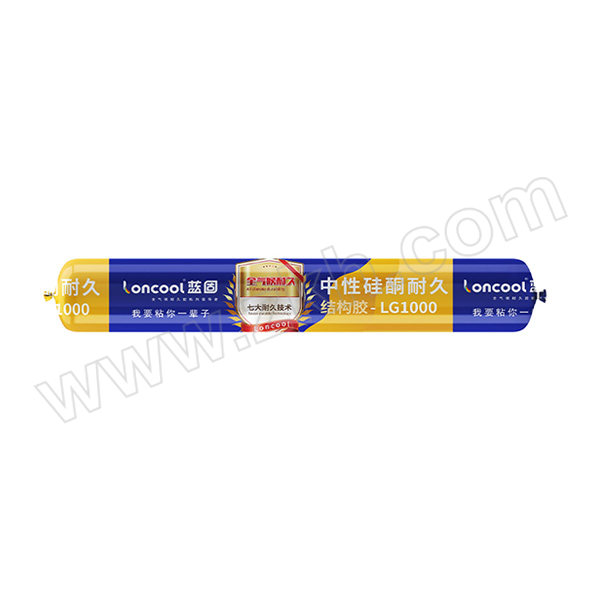 LONCOOL/蓝固 硅酮结构胶 LG-1000 灰色 590mL/750g 1支