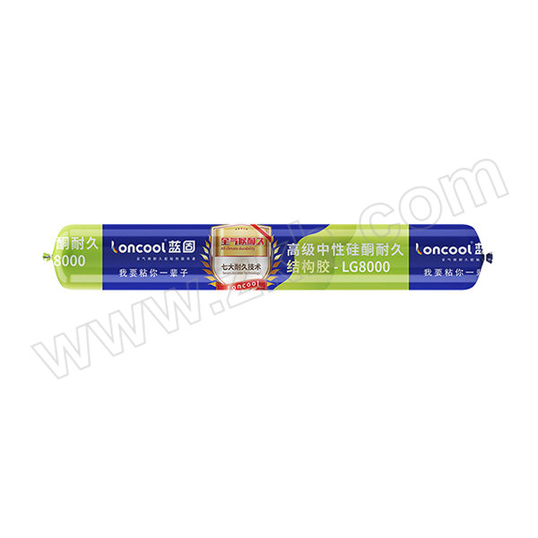 LONCOOL/蓝固 硅酮结构胶 LG-8000 黑色 750g 1支