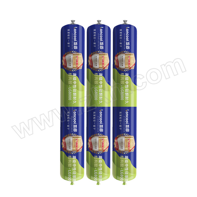 LONCOOL/蓝固 硅酮结构胶 LG-8000 黑色 750g 1支
