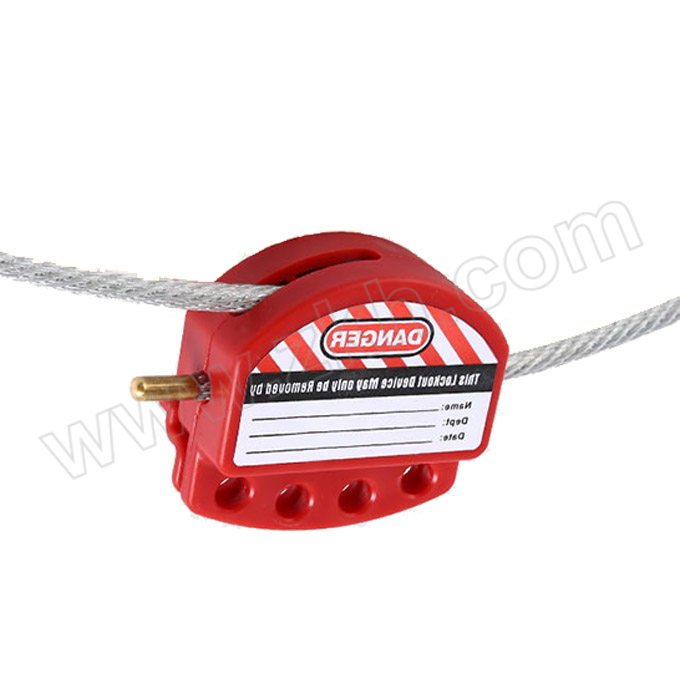 SUSHI/苏识 可调节钢缆锁 AC-01-1 钢缆直径4mm 长1.8m ABS锁体+不锈钢缆绳锁 1个