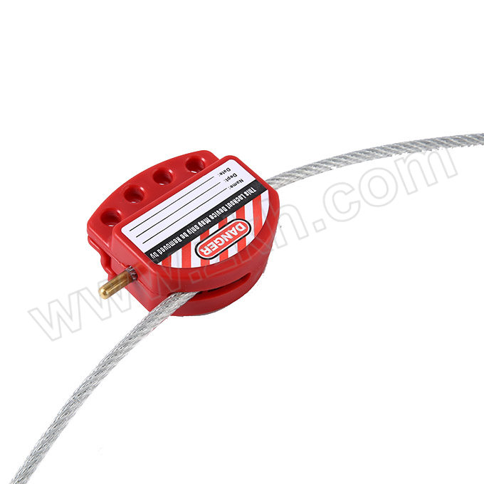 SUSHI/苏识 可调节钢缆锁 AC-01-1 钢缆直径4mm 长1.8m ABS锁体+不锈钢缆绳锁 1个