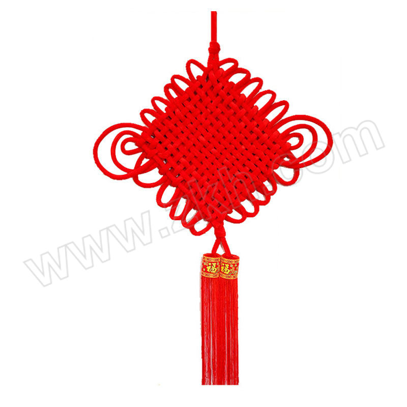 SUSHI/苏识 手工编织中国结挂件 A00005 1.5线 14盘 红色 1.5线 14盘 红色 1个