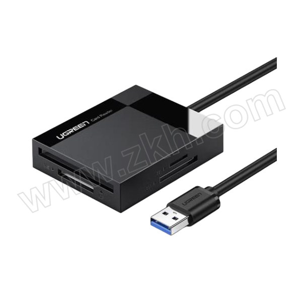 UGREEN/绿联 USB3.0多功能读卡器 30231 1m 黑色四合一 1个