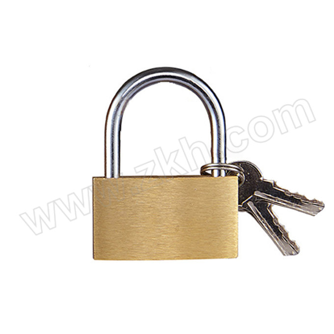 SUSHI/苏识 短梁铜挂锁 CBTS-L 黄色 通开 锁钩净高18mm 含钥匙×2 1把