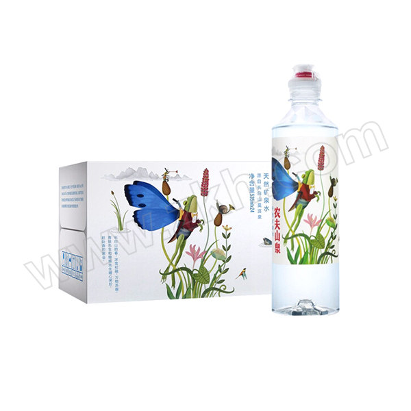 NFSQ/农夫山泉 天然矿泉水 纸箱装 运动盖 535mL×24瓶 1箱