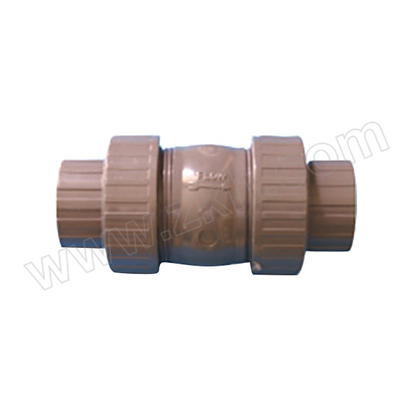 SH/协羽 CPVC双由令球形逆止阀(EPDM) De110 国标 DN100 灰色 1只