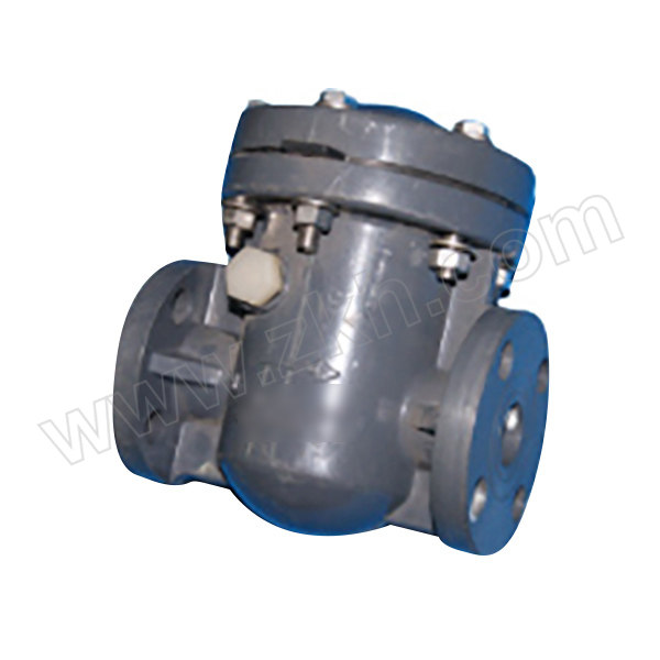 SH/协羽 CPVC美标SCH80横式摆动逆止阀(PTFE) 1-1/2" DN40 灰色 1只