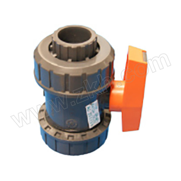 SH/协羽 CPVC美标SCH80双边由令球阀(EPDM) 1-1/4" DN32 灰色 1只