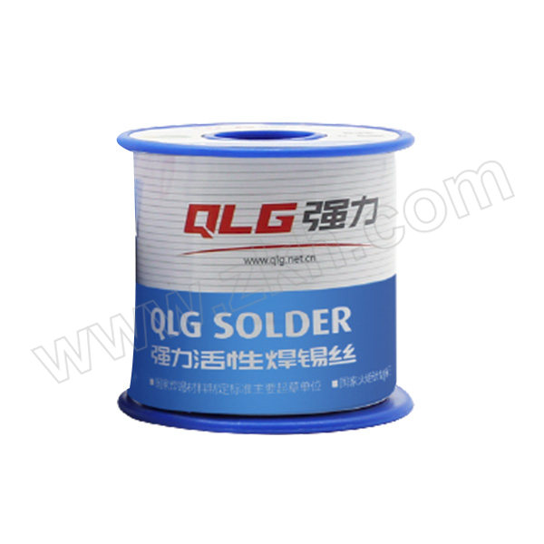 QLG/强力 松香芯焊锡丝 63A Sn55Pb45-0.3mm 助焊剂1.5~2.6% 500g 1卷