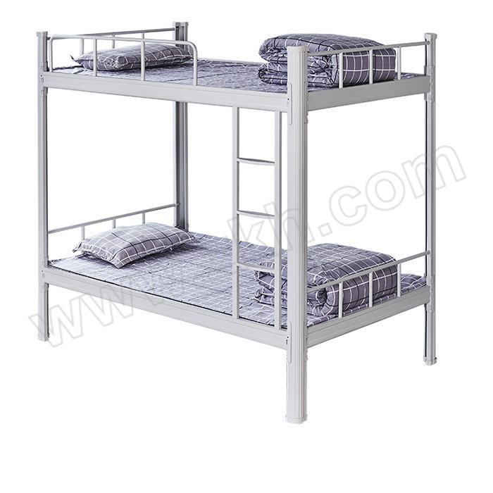 SHENGYUEXINMEI/盛悦欣美 灰白色钢制双层床宿舍公寓床(床+床板) GDC1 1个