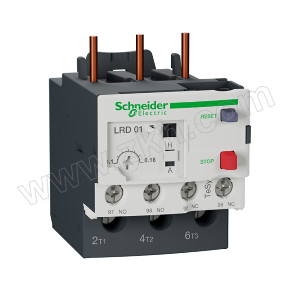 SCHNEIDER/施耐德电气 LRD系列热继电器 LRD01C0.1-0.16A 1个