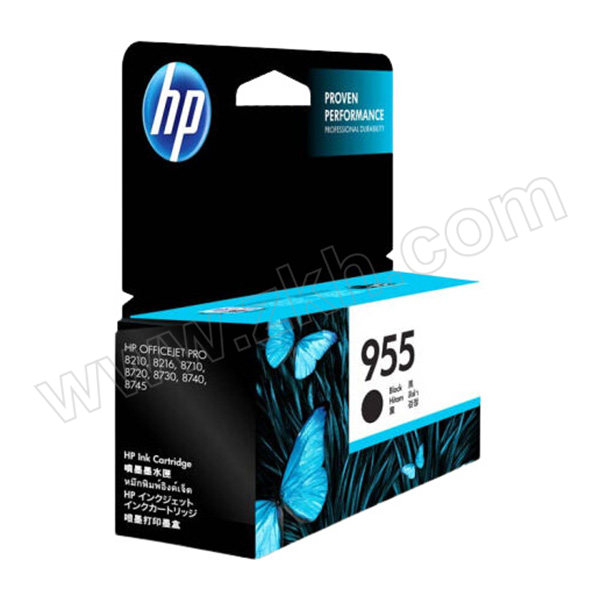 HP/惠普 955墨盒 L0S60AA 黑色 适用hp 8210/8710/8720/7720/7730/7740打印机 1盒