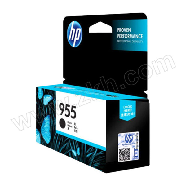 HP/惠普 955墨盒 L0S60AA 黑色 适用hp 8210/8710/8720/7720/7730/7740打印机 1盒