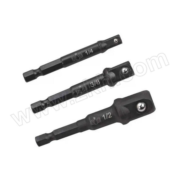 BESTIR/鹰之印 3件套电动扳手转换接杆 BST-93121 四方头规格1/4" 3/8" 1/2" 1套