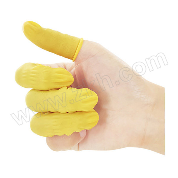 LONGHUATAI/隆华泰 一次性无粉机卷乳胶防静电手指套 515 M 米黄色(机卷) 防静电 500g 1包