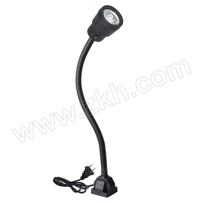 JIUJIA/九家 Y6LED机床工作灯 Y6-3W-22W2-7-2B1 Y6C032207 管长500mm 3W 220V 塑料底座 1个