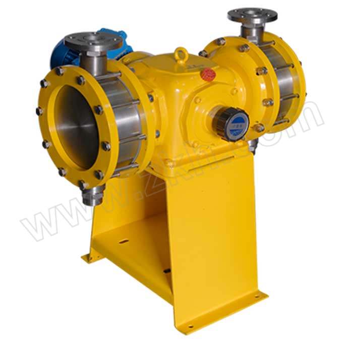 YGMP/阳光泵业 DJ-D2型隔膜式计量泵 DJ-D2 1700/0.5 最大流量1700L/h 进口出口口径25mm 最大工作压力5bar PTFE泵头 1.5kW 普通电机 1台