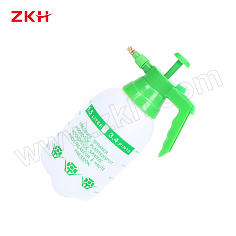 ZKH/震坤行 气压式喷壶 ZKH036 1.5L 绿头 1个