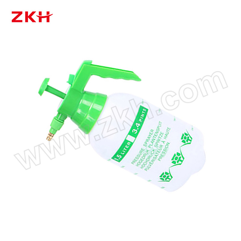 ZKH/震坤行 气压式喷壶 ZKH036 1.5L 绿头 1个