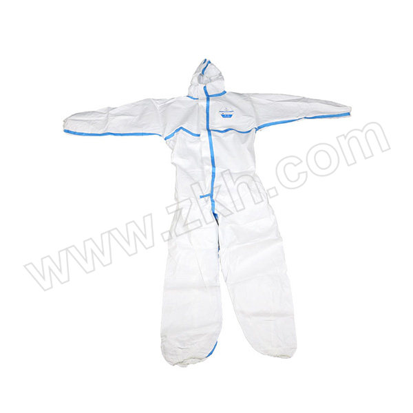 HANDUN/汉盾 带帽连体式限次性工业防护服 HD-BP616胶条型 M 白色 1件