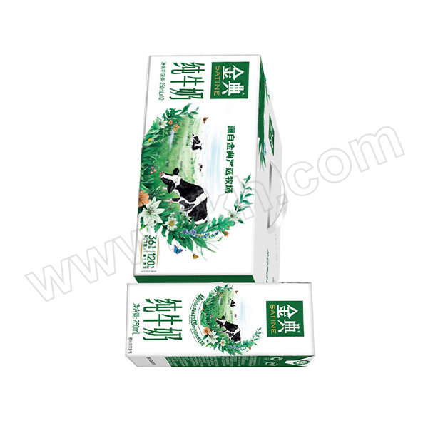 YILI/伊利 金典纯牛奶(苗条砖) 6907992507385 250mL×12盒 1箱