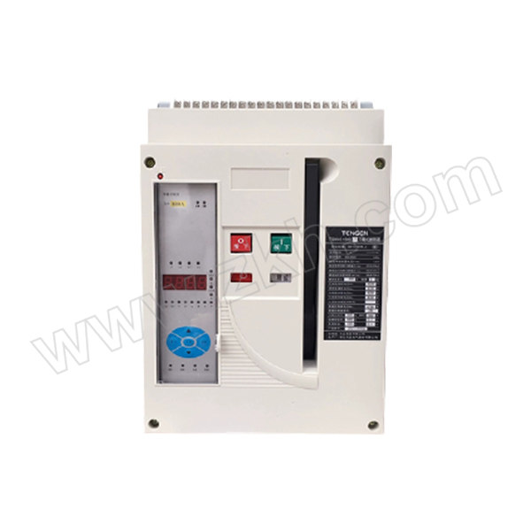 TENGEN/天正 TGW45万能式断路器 TGW45-1000/4P 500A 固定水平 AC220V 无欠压 六组转换触头 1个