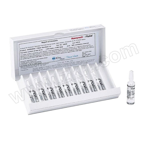 FLUKA 试剂HYDRANAL®-标准水样1.0 34828-40ML 4mL×10支/盒  1盒