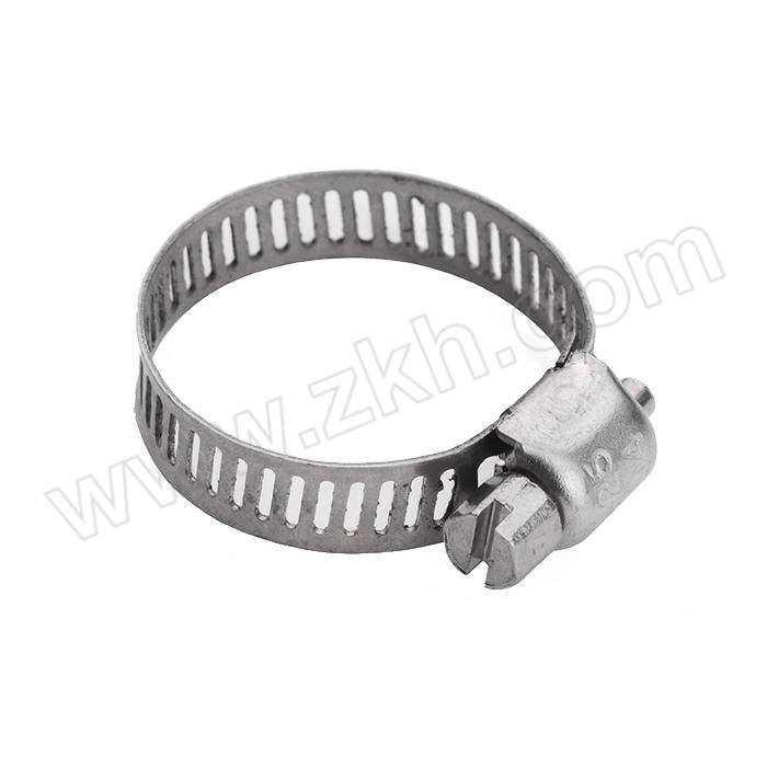 JINGGONG/劲功 厂标 美式喉箍 不锈钢304 A2-70 本色 内径18~32mm 宽12mm 厚0.6mm 1个
