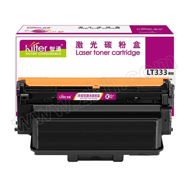 KILTER/智通 粉盒 LT333 黑色 适用联想Lenovo LJ3803DN 1支