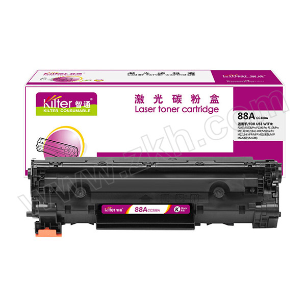 KILTER/智通 硒鼓 88A CC388A 黑色 适用惠普HP P1007 P1008 1106 1108 1213nf MFP 1136MFP 1支