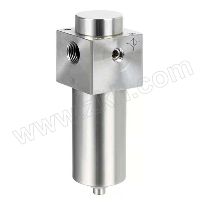 FLYFLOW/福莱福流 不锈钢空气过滤器 SF-600-10NU 过滤精度40μm 接口NPT1 差压排水式 1个