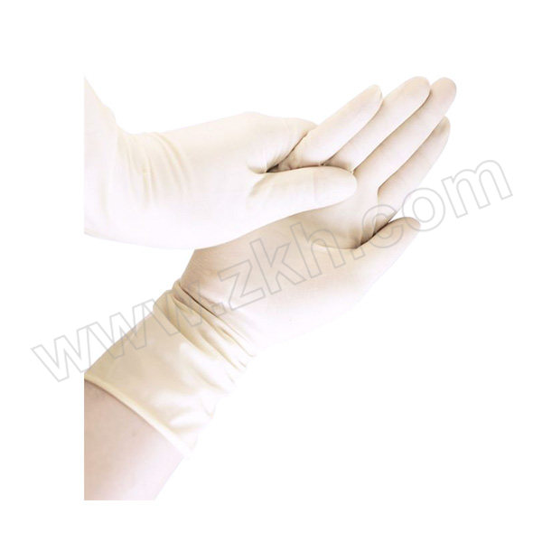 XIANGSHU/橡树 一次性医用检查手套 无粉麻面 M 5~5.5g 黄色 100只 1盒
