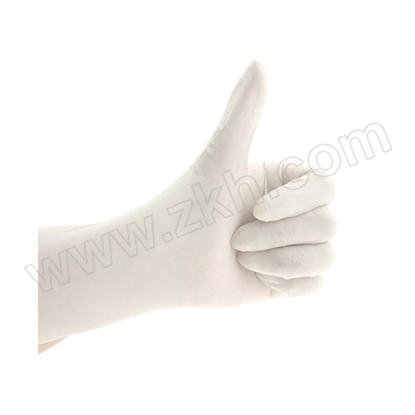 XIANGSHU/橡树 一次性医用检查手套 有粉麻面 M 5~5.5g 白色 100只 1盒
