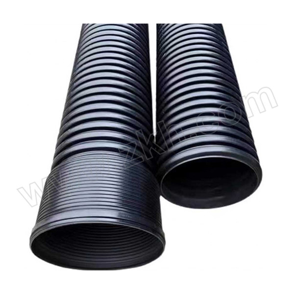 HUAGANG/华刚 PE双壁波纹管(SN8) ID600×3.5mm×6m 黑色 内径600mm 环刚度≥8kN/m² 1根