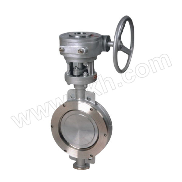HAOLIFA/好利 不锈钢对夹偏心硬密封蜗轮蝶阀 D373W-25P-DN500 公称压力PN25 CF8阀芯 CF8密封 1台