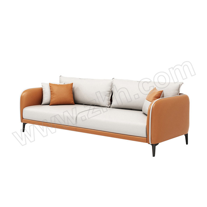 DAILANJIA/黛兰嘉 橙色三人位沙发 LR-SF1903 三人位1900×750×750mm 橙色 1张