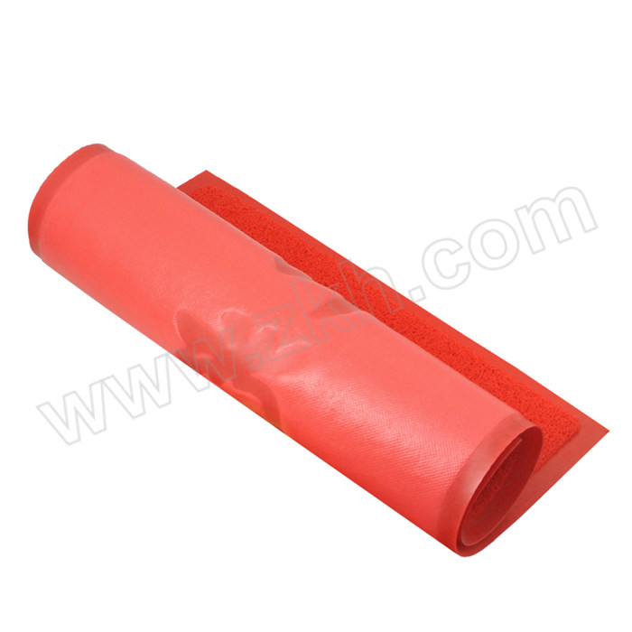 LAUTEE/兰诗 拉丝款防滑地垫 LS-1028 80×120cm 红色 PVC 出入平安 1块