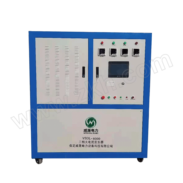 WEISHENG/威晟 电力设备大电流温升试验系统 VSDL-6000 主机×1台+升降车×1台+软通电缆×24条+链接铜排×46+T型热电偶×120条+电源线×4根+接地线×1根+笔记本×1台+零线×1根+网线×1根 1套